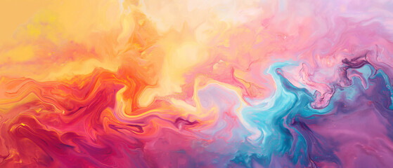Fototapeta na wymiar abstract art ,colorful pastel magma with emitting vien,