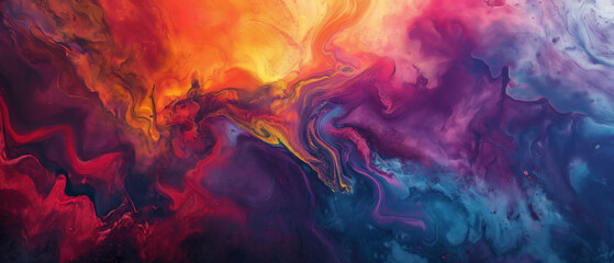 abstract art ,colorful pastel magma with emitting vien,