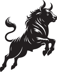 Cow silhouette vector