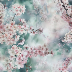 Naklejka premium A beautiful image of a tree with pink flowers