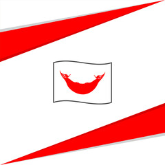 Easter Island Flag Abstract Background Design Template. Easter Island Independence Day Banner Social Media Post. Easter Island Design