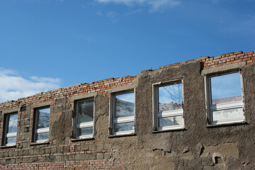 Rest von baufälligen Gebäude