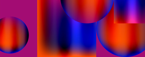 Concept of neon color fluid liquid gradients shapes. Vector Illustration For Wallpaper, Banner, Background, Card, Book Illustration, landing page