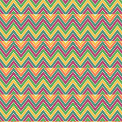 Zigzag curvy lines pattern Illustration, colorful illustration pattern