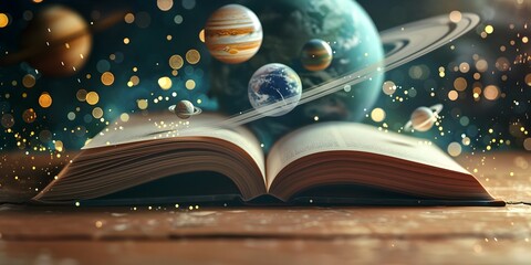 A Book of Celestial Wonders:Exploring the Cosmos Through the Pages of an Enchanting Literary Odyssey