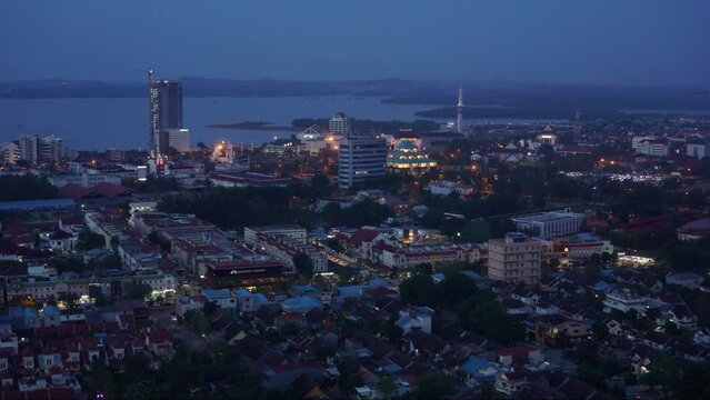 View of Batam City Indonesia