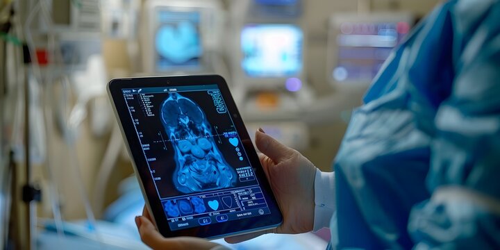 Portable Ultrasound Imaging on Digital Tablet for Medical Diagnosis and Analysis