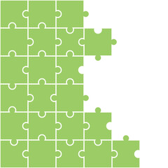 Light green jigsaw pattern. jigsaw line pattern. jigsaw seamless pattern. Decorative elements, clothing, paper wrapping, bathroom tiles, wall tiles, backdrop, background.
