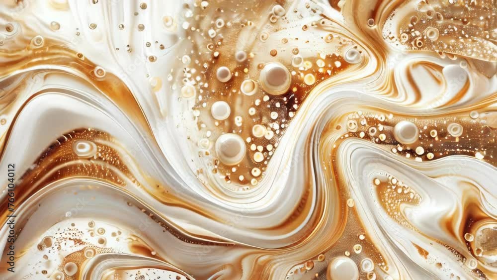 Aufkleber abstract background of swirling patterns in earthly color tones