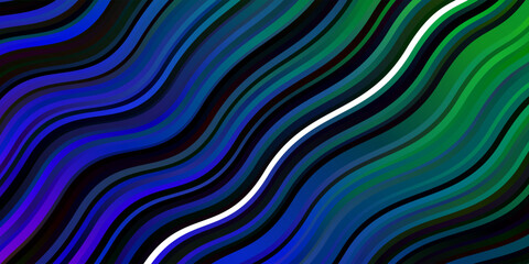 Dark Multicolor vector backdrop with circular arc.