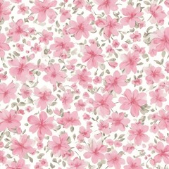 seamless floral pattern design art work for textile fabrics.