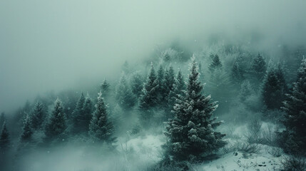 Immerse yourself in the raw beauty of nature captured in moments of fog, rain, and snow.