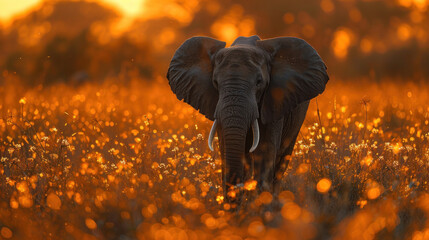 An elephant, Transport yourself to serene landscapes and intimate encounters with wildlife through...