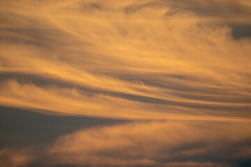 Obraz premium Close-up. Bright cirrus clouds.Close-up. Bright cirrus clouds.