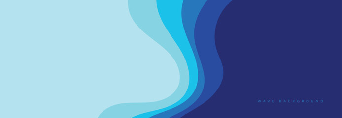 Sea waves layer vector background illustration. Sea beach vector illustration.

