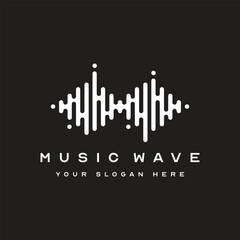Black sound waves. Abstract music wave, radio signal frequency and digital voice visualisation. Tune equalizer vector set. Monochrome volume audio lines, soundwaves rhythm 