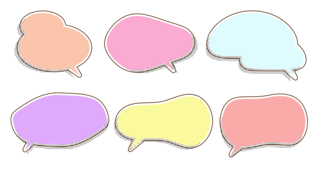 Fukidashi, tegaki, teroppubēsu, manga, kawaī, omoshiroi, komikku