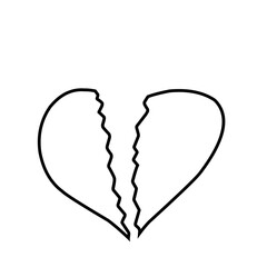 Broken Heart Icon 