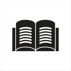 open book vector icon line template