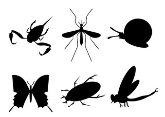 insect silhouette collection6