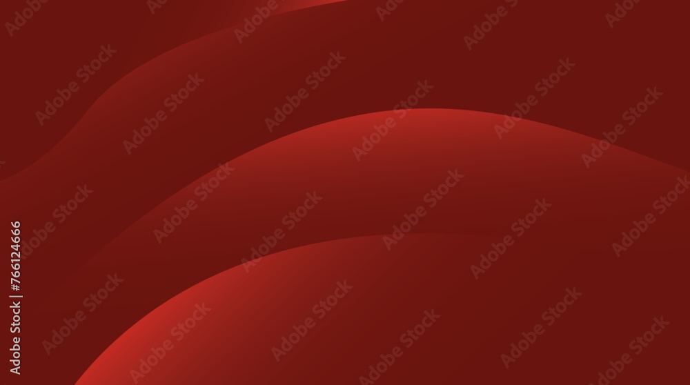 Poster abstract red wavy background. red abstract background with wave lines. curve flow motion. red abstra