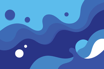 Abstract fluid background with blue color