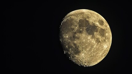 Fototapeta premium a large moon in the sky