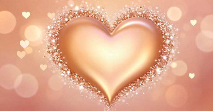background for design in the form of a pink heart. texture