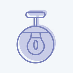 Icon Pendant Lights. suitable for House symbol. two tone style. simple design editable. design template vector. simple illustration