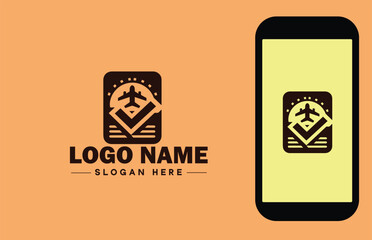 Checkmark logo icon vector art graphics for business brand app icon check mark right symbol tick ok correct logo template