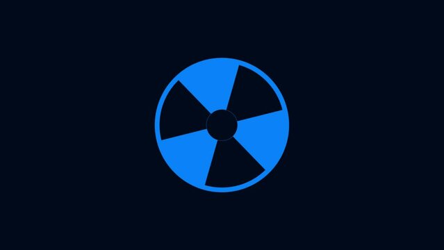 Radiation icon button