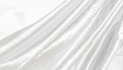 Obraz premium Shiny white beautiful cloth background.