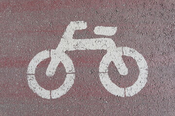 자전거도로 표시 - obrazy, fototapety, plakaty