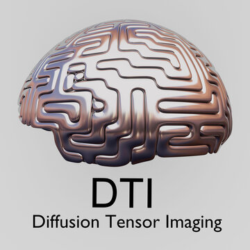 DTI - medical concept