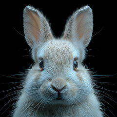 Obraz premium Animal pictures, close-ups, in a black background 