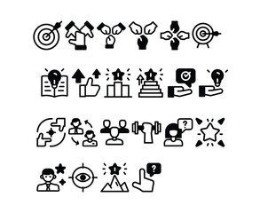 Training & Mentorship icons pack