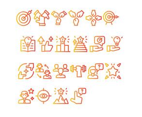 Training & Mentorship icons pack