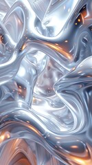 abstract wallpaper, macro illustration liquid metal