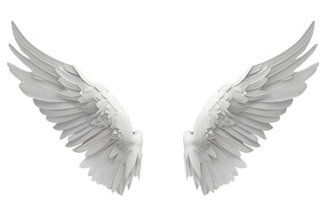 white angle wings png - obrazy, fototapety, plakaty