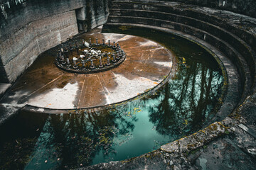 Abandoned Industrial Fountain