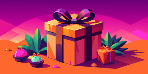 The Gift That Keeps on Giving: Editable Gift Box Vector for Flawless Designs & Presentations. 