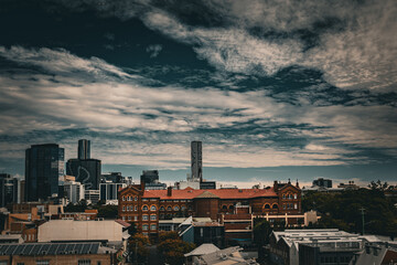 Urban Skyline Drama