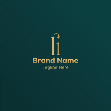 Initial based creative li logo
