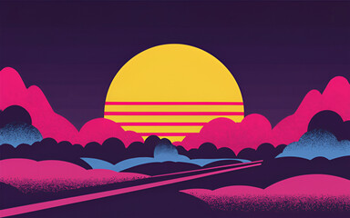 Fototapeta premium Grainy gradient background
