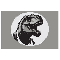 Dinosaur logo icon vector design image