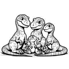 Raptor Dinosaur, Raptor Svg, Baby Raptor Svg, Raptor Family Svg, Raptor Head Svg, Raptor Silhouette, Raptor Cut File, Raptor Clipart