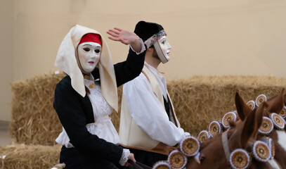 riders of the Sartiglia race directed by su componidori.