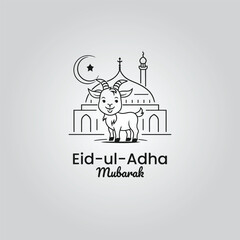 eid ul adha mubarak  vector graphics tshirt logo design social media post