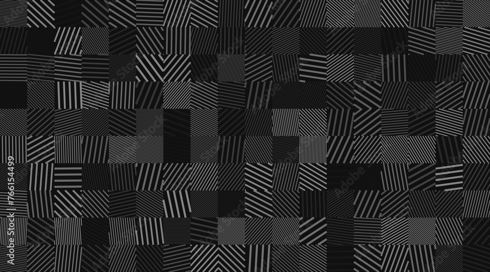 Poster vintage geometric lines square tiles pattern. vintage fashion background. vector illustration. lines