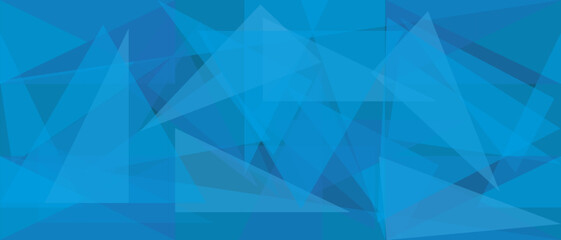 Obraz premium Blue 3D Triangle background. Trendy Mosaic Geometrical background in minimalist style. Vector illustration can used web banner poster. Geometric tile seamless pattern. EPS 10